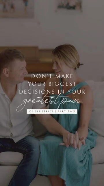 “Where there is no guidance, a people falls, but in an abundance of counselors there is safety.” — Proverbs 11:14

Sometimes the bravest next step in a marriage crisis is simply this:

Slow down. Get wise counsel. And take the next faithful step.

There can be an abundant story on the other side of this chapter. 🤍